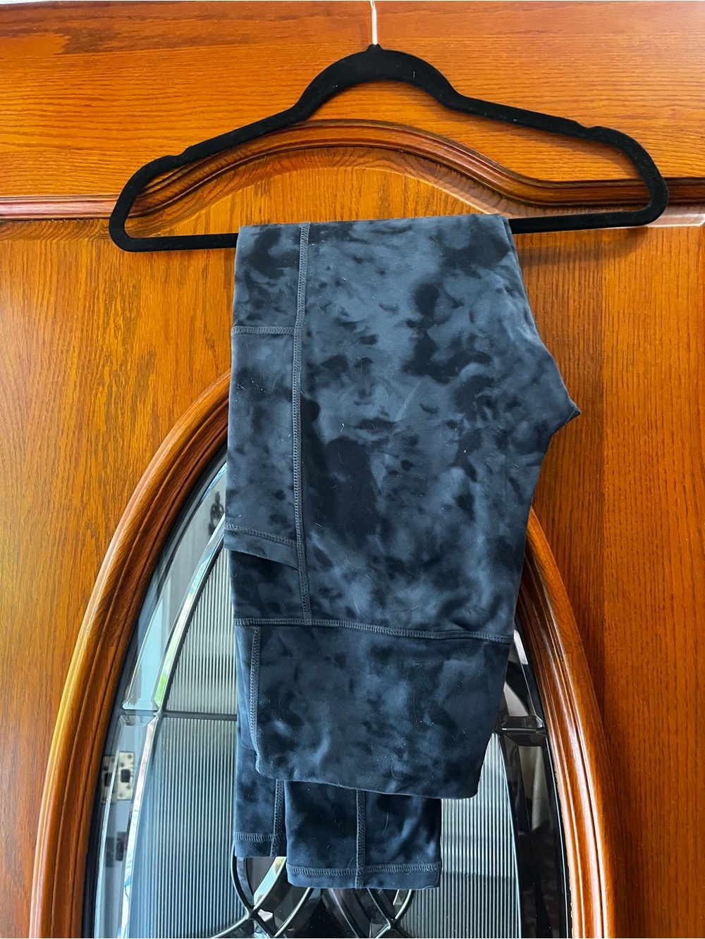 Tie-Dye Black Kids' Leggings with Soft Stretch
